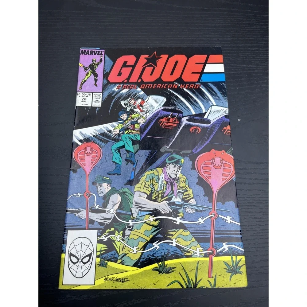 G.I. Joe A Real American‎ Hero #73 Marvel Comics 1987 Copper Age Comic